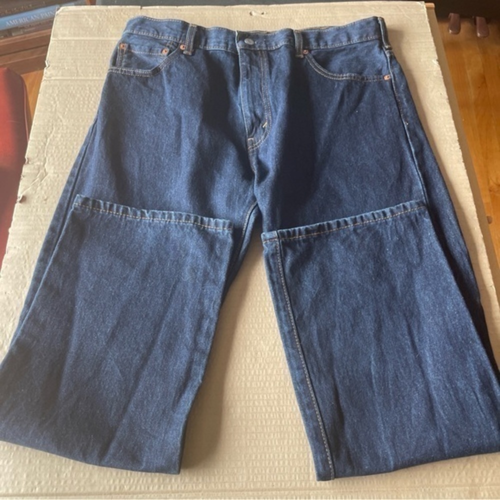 Levi’s 517 boot cut, dark wash, 36 x 30